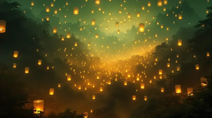 幽谷灵灯